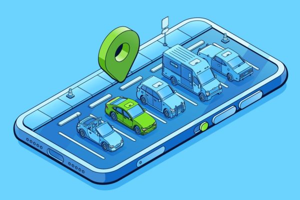 Mobile car sharing service banner